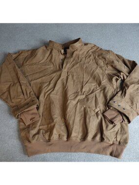 Zero Restriction Tour Series Jacket Large Beige Microfiber 1/4 Snap